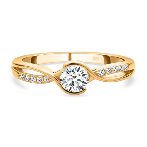 Moissanit Ring, ca. 0,52 ct image number 0