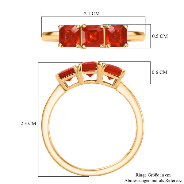 D'Joy AAAA Blaze Feueropal Ring - 0,68 ct. image number 7