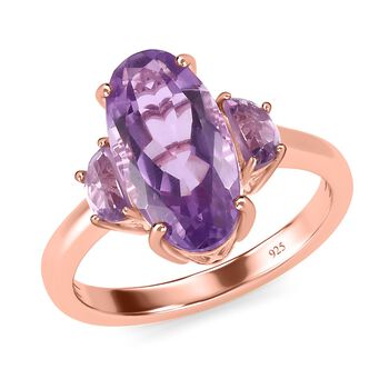 Bold Rose de France Amethyst Ring