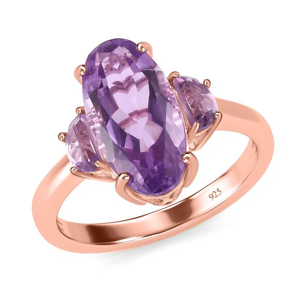Bold Rose de France Amethyst Ring image number 4