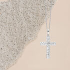 Diamant Kreuz Anhänger mit 45cm Kette - 0,50 ct. image number 2