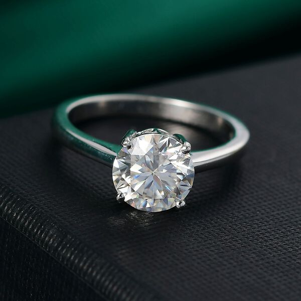 D&rsquo;Joy Moissanit Ring, 925 Silber 750 rhodiniert - 1,80 ct. image number 1