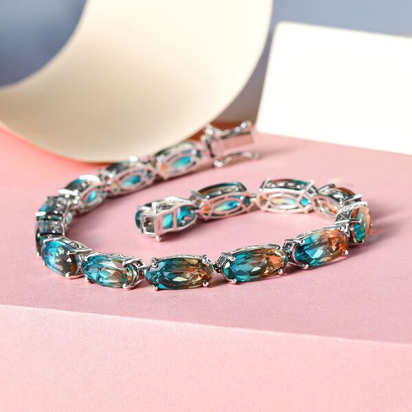 Aqua Terra Costa Quarz-Armband, 20 cm - 39,09 ct. image number 2