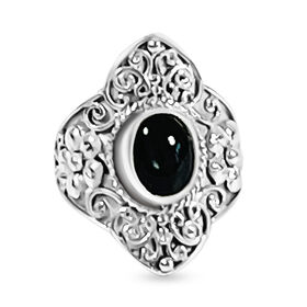 Schwarzer Stern-Diopsid Ring - 2,10 ct.