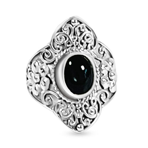 Schwarzer Stern-Diopsid Ring - 2,10 ct. image number 0