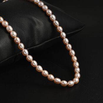 AA lavendel S&uuml;&szlig;wasser Perle 45+5cm Halskette