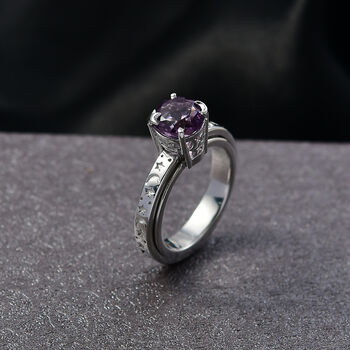 EverTrue AA Rose De France Amethyst Spinning Ring - 1,95 ct.