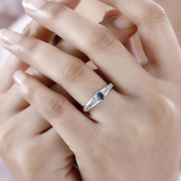 Alexandrit und Zirkon Ring - 0,49 ct. image number 3