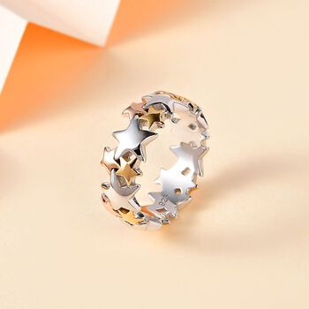 Dreifarbiger Stern-Bandring