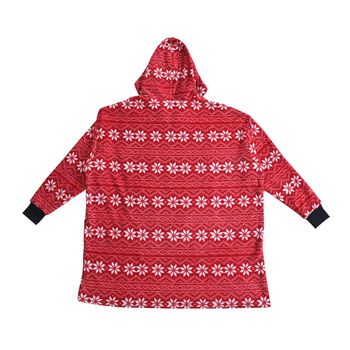 Flauschiger Flanell Hoodie mit gro&szlig;er Tasche