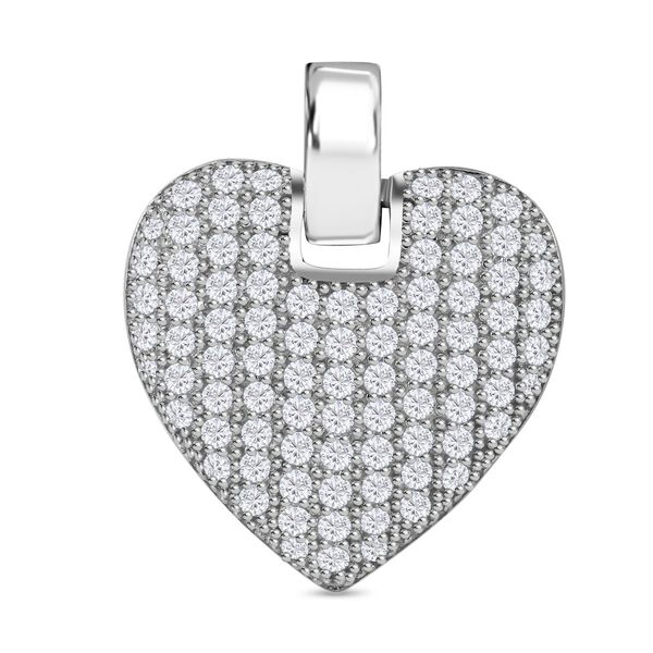 Zirkonia Herz Anh&auml;nger
