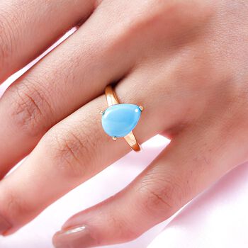 Sleeping Beauty T&uuml;rkis-Ring - 3,56 ct.