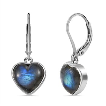 AAA Labradorit Ohrringe 925 Silber rhodiniert ca. 11.04 ct