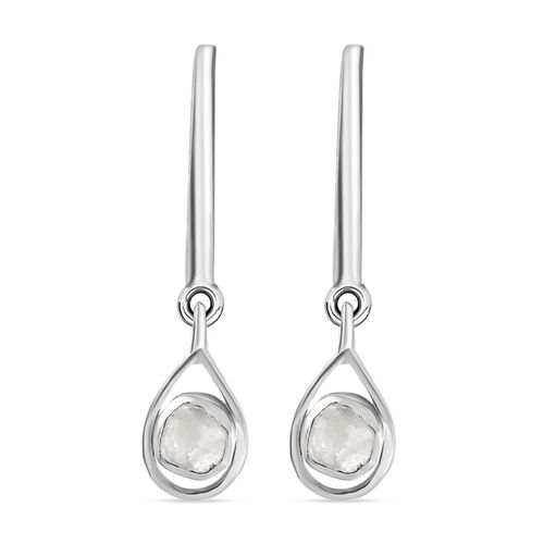 Weiße Polki Diamant-Ohrhänger - 0,15 ct. image number 0