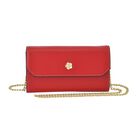 100% Echtleder Clutch mit RFID Schuz, 120 cm metall Riehmen, 20x12 cm, rot image number 0