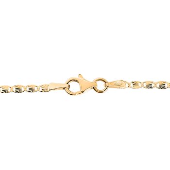 925 Silber vergoldet Kette ca. 50 cm ca. 2,52g