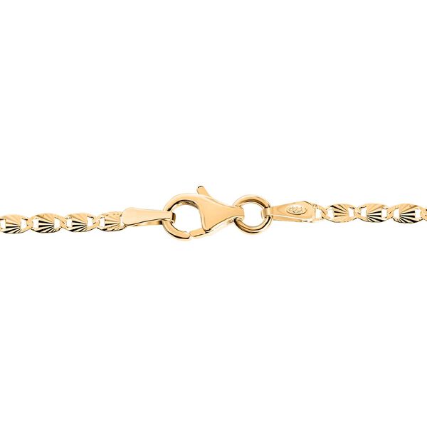 925 Silber vergoldet Kette ca. 50 cm ca. 2,52g image number 3