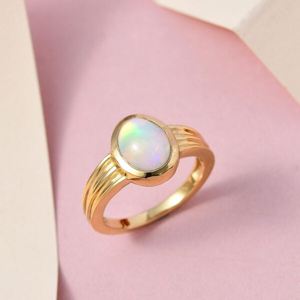Natürlicher, äthiopischer Welo Opal-Ring - 1,77 ct. image number 2