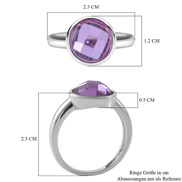 LUSTRO STELLA Rosa Zirkonia Ring - 5 ct. image number 4