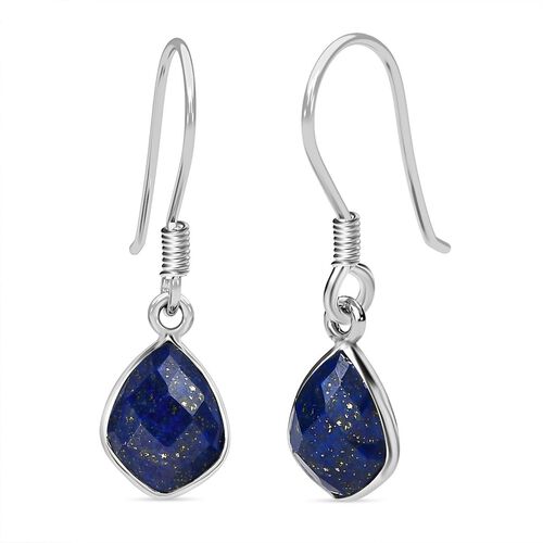 Lapislazuli Ohrringe 925 Silber ca. 3.79 ct image number 0