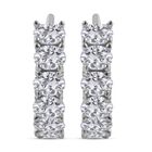 Lustro Stella - Weiße Zirkonia Ohrringe, 925 Silber rhodiniert ca. 2.28 ct