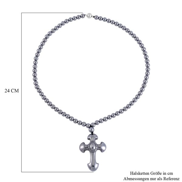 Terahertz Kreuz Halskette, 50 cm - 245 ct. image number 6