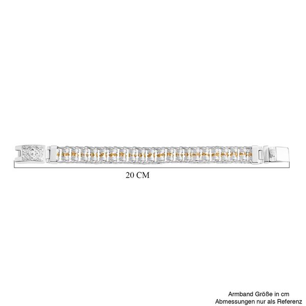 D'Joy Royal Bali - Zweifarbiges Armband in 925 Silber image number 4