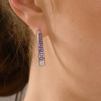 Amethyst Kristall Ohrringe - 136 ct.