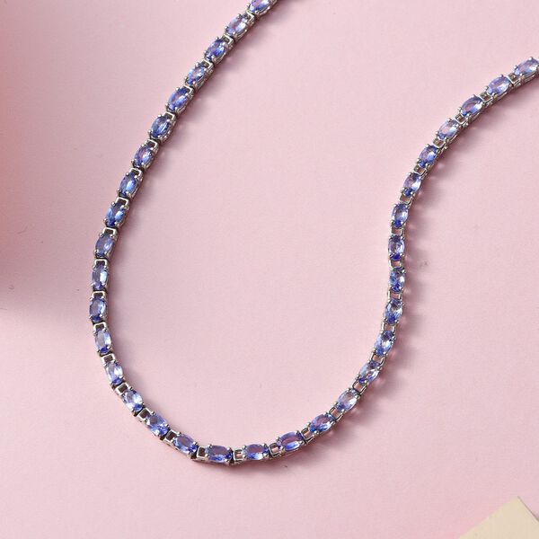 Tansanit Halskette, 45cm - 13,86 ct. image number 3