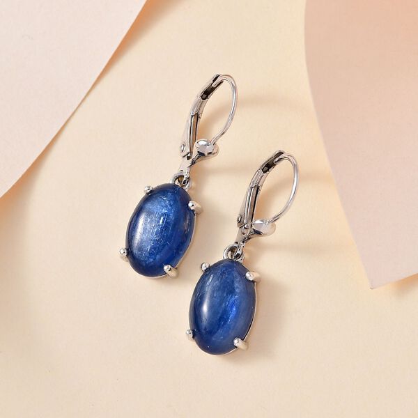 Kyanit Ohrringe 925 Silber platiniert ca. 9,57 ct. image number 2