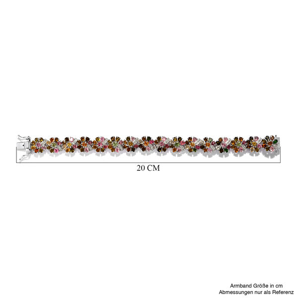 Mehrfarbiges Turmalin und Zirkon-Armband - 20,03 ct. image number 5