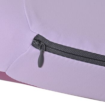 Memory-Foam-R&uuml;ckenkissen mit ergonomischem Design, 40x34,5x15, Lila