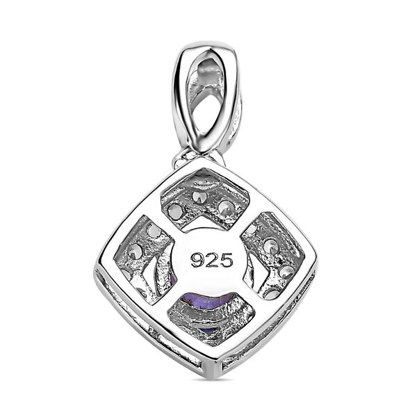 Tansanit und Zirkon Anh&auml;nger - 0,69 ct. image number 5