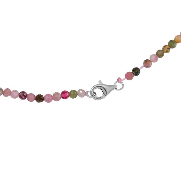 Mehrfarbige Turmalin-Halskette, 50 cm - 32,50 ct. image number 4