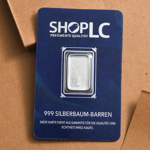 Lebensbaum Barren in 999 Silber image number 1
