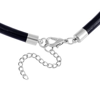 Gelbes Tigerauge, Wei&szlig;er Kristall Halskette, ca. 45 cm, ca. 115.10 ct