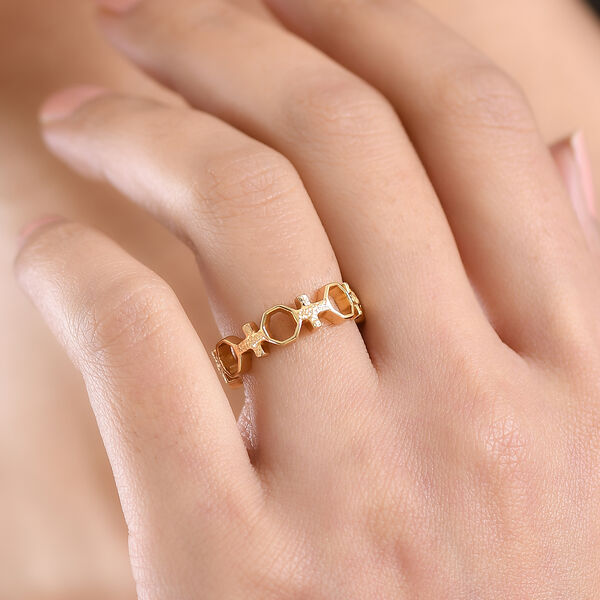 GP Royal Art D&eacute;co Kollektion- Kanchanaburi blauer Saphir Ring und Ohrringe image number 4