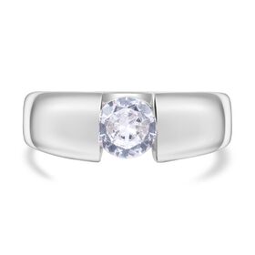 LUSTRO STELLA weißer Zirkonia-Ring -  1,53 ct.