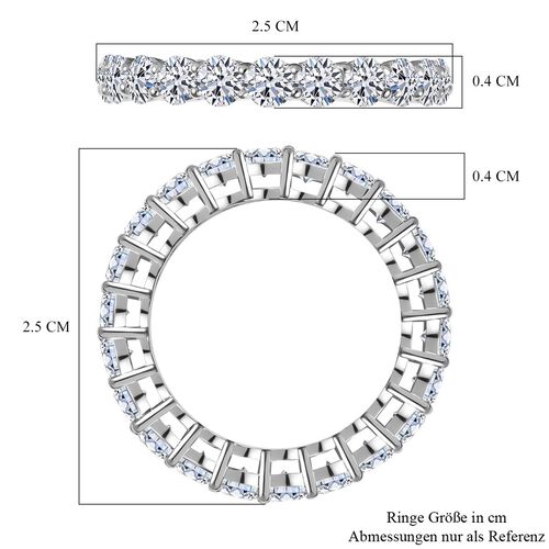 Lab Grown Diamant SI Ring 375 Gold (Größe 17.00) ca. 2,35 ct image number 4