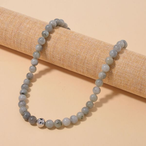 Labradorit Halskette, 50 cm - 365 ct. image number 2