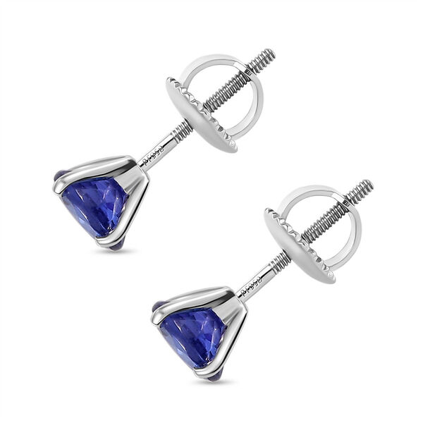 RHAPSODY AAAA Tansanit Ohrringe in 950 Platin - 1,75 ct. image number 4