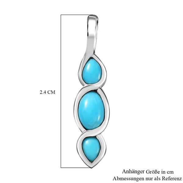 AA Sleeping Beauty Türkis Anhänger - 0,75 ct. image number 6