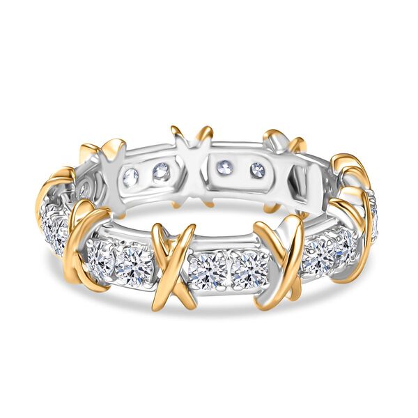 LUXURIANT VS-EF Labor Diamant zweifarbiger Ring - 1,01 ct. image number 5