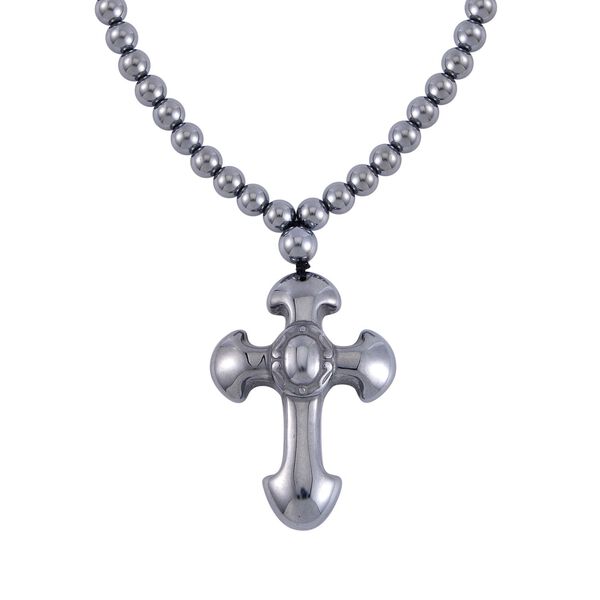 Terahertz Kreuz Halskette, 50 cm - 245 ct.