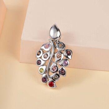 AA mehrfarbiger Saphir-Anh&auml;nger - 1,34 ct.