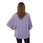 TAMSY Sommer-Shirt mit V-Ausschnitt, Einheitsgröße, lavendel image number 1