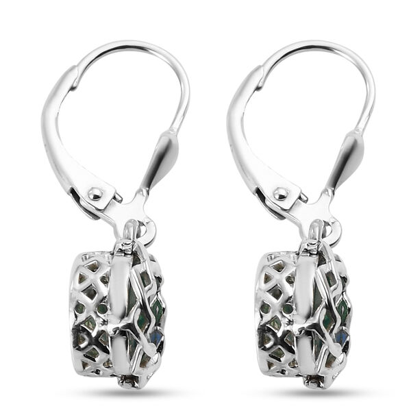 Pfau Triplett Quarz Ohrh&auml;nger 925 Silber platiniert ca. 2,72 ct&nbsp; image number 4