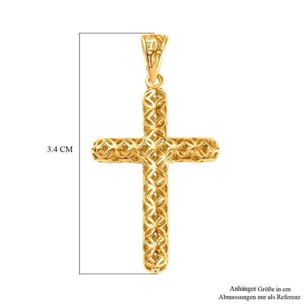 Kreuz-Anhänger in 916 Gold image number 5