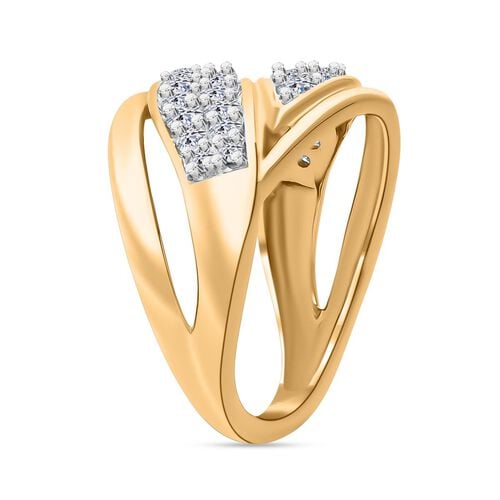 Lab Grown Diamant SI Ring 925 Silber 750 Gelbgold Vermeil (Größe 20.00) ca. 1,02 ct image number 4