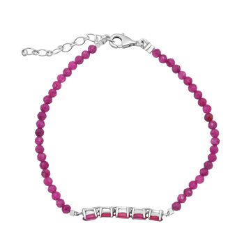 D'Joy  Afrikanisches Rubin Armband, 18 cm - 6 ct.